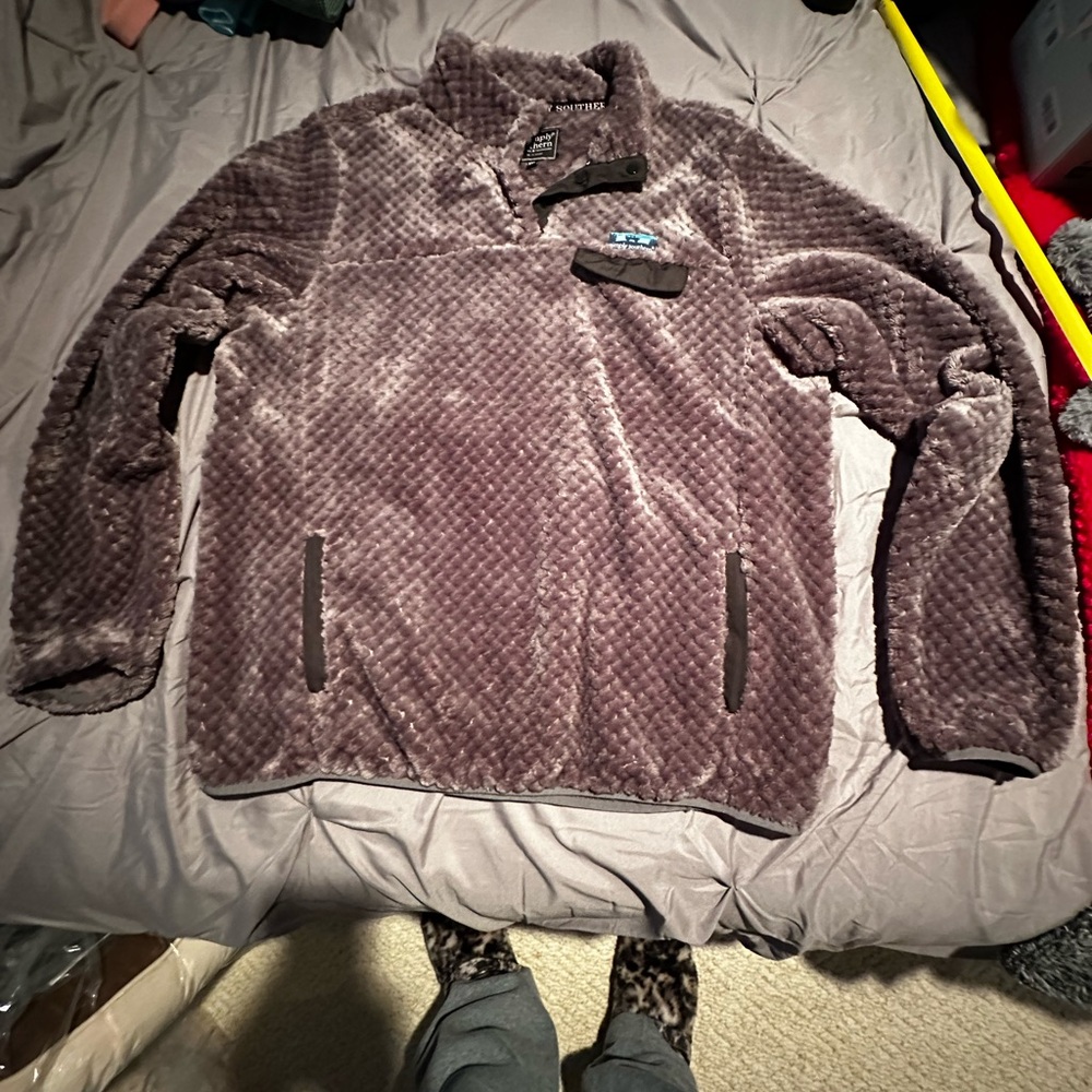 Simply Southern Plush Pullover - Mauve Brown